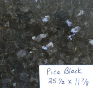 Pica Black Granite Slab