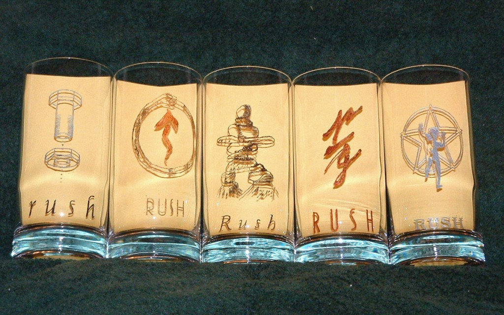 Crystal Glasses For Friends: Rush